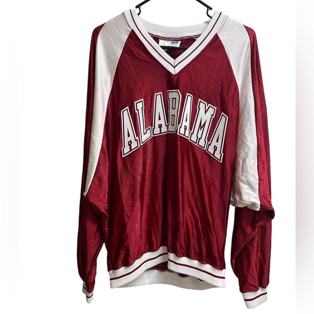 VTG 1993 University of Alabama Crimson Tide Women’s Nylon Jersey Pullover SZ L